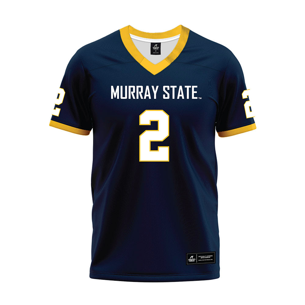 Murray State - NCAA Football : Jkalon Carter - Navy Premium Football Jersey-0