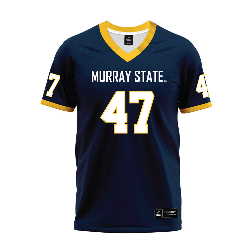 Murray State - NCAA Football : Cooper Ford - Navy Premium Football Jersey-0