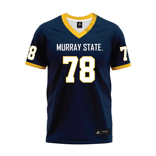 Murray State - NCAA Football : Eric Kirkpatrick - Navy Premium Football Jersey-0