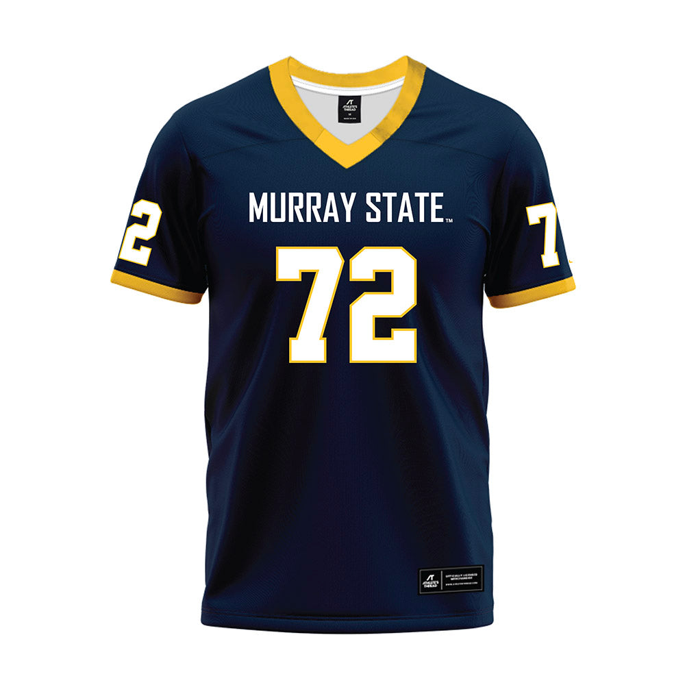 Murray State - NCAA Football : Cameron Mayes-Stancil - Navy Premium Football Jersey-0