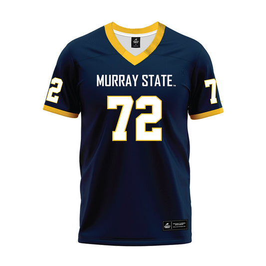Murray State - NCAA Football : Cameron Mayes-Stancil - Navy Premium Football Jersey-0