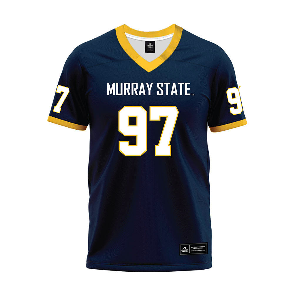 Murray State - NCAA Football : Harlem Phillips - Navy Premium Football Jersey-0