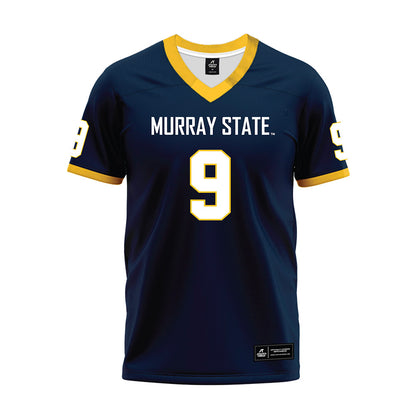Murray State - NCAA Football : Dylan Rowsey - Navy Premium Football Jersey-0