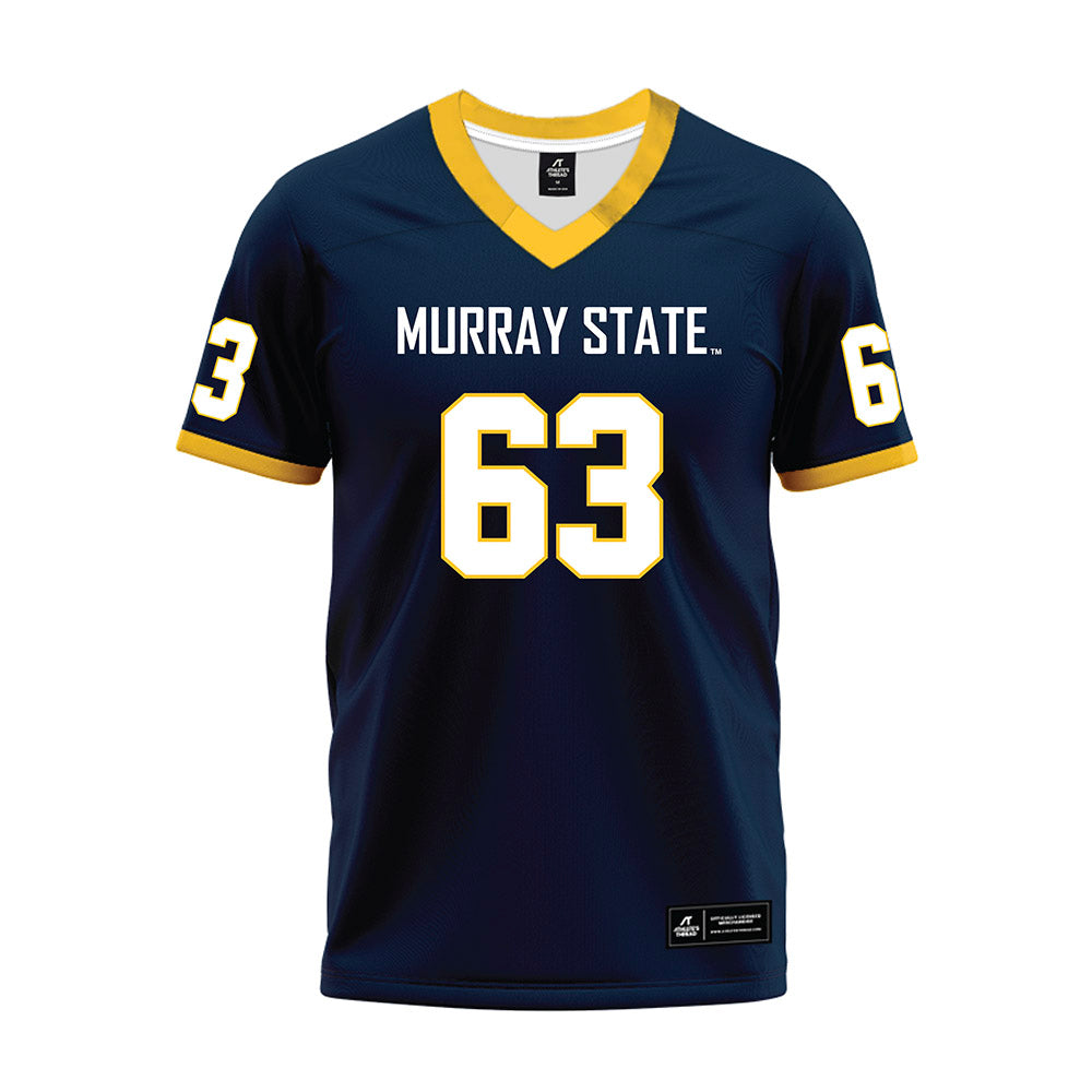 Murray State - NCAA Football : Jake Darby - Navy Premium Football Jersey-0