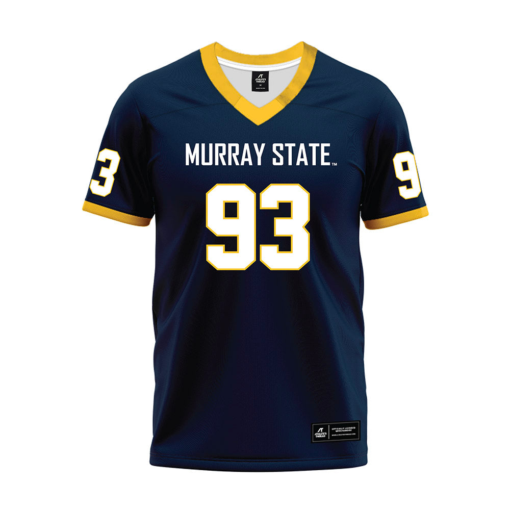 Murray State - NCAA Football : Vincent Dinkins - Navy Premium Premium Football Jersey