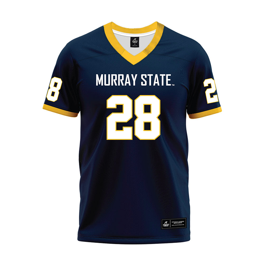 Murray State - NCAA Football : Tre Darden - Navy Premium Football Jersey-0