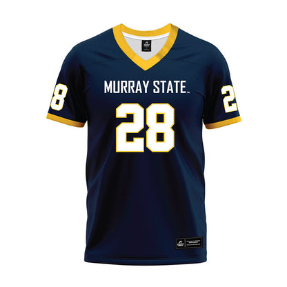 Murray State - NCAA Football : Tre Darden - Navy Premium Football Jersey-0