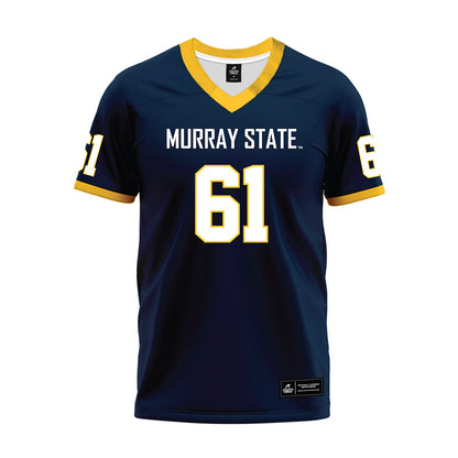 Murray State - NCAA Football : AJ Shadid - Navy Premium Football Jersey-0
