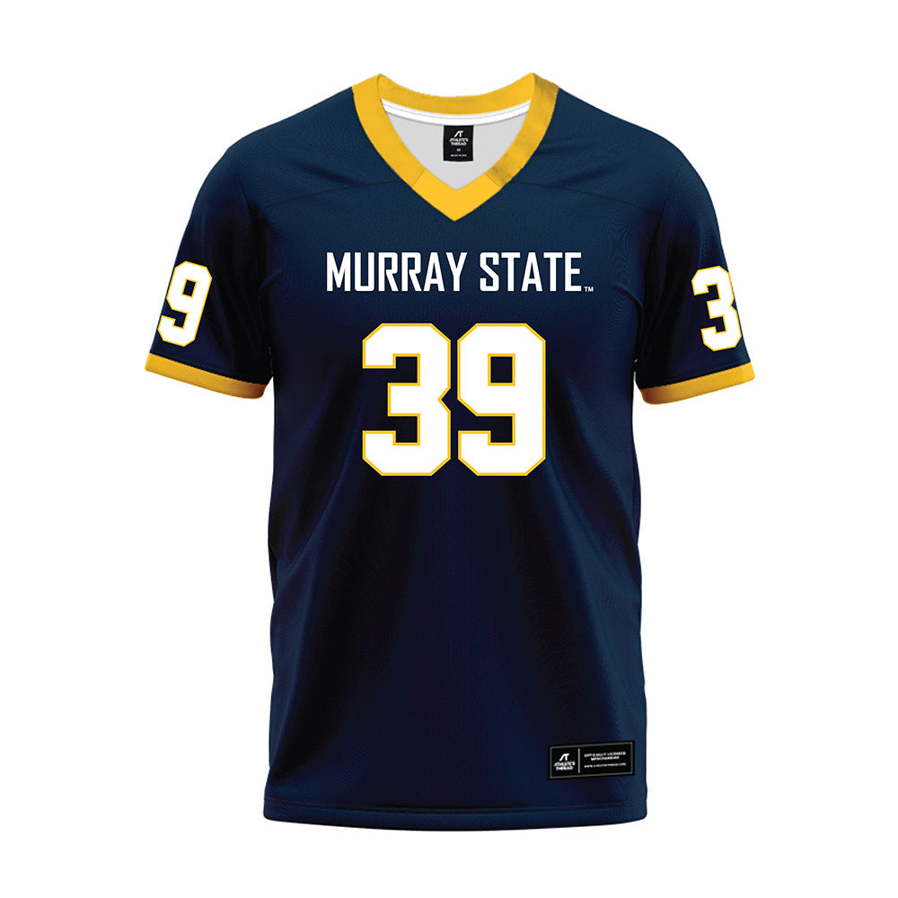 Murray State - NCAA Football : Malachi Williams - Navy Premium Football Jersey