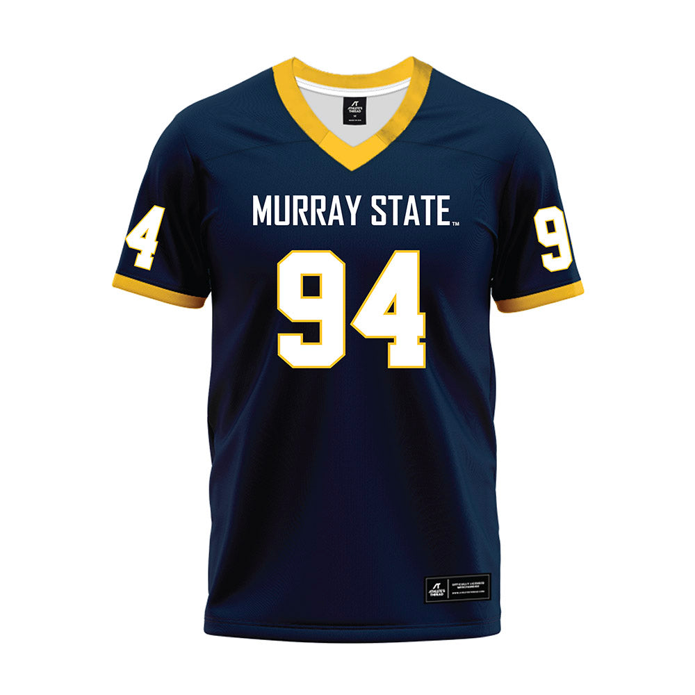Murray State - NCAA Football : Rickshun Wilson - Navy Premium Football Jersey-0