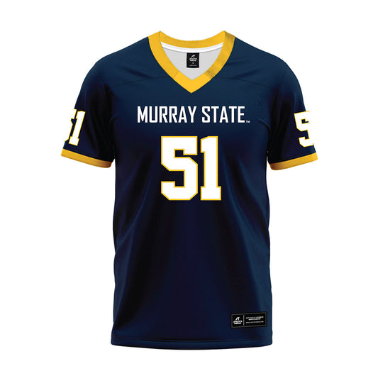 Murray State - NCAA Football : Zj Grady - Navy Premium Football Jersey-0