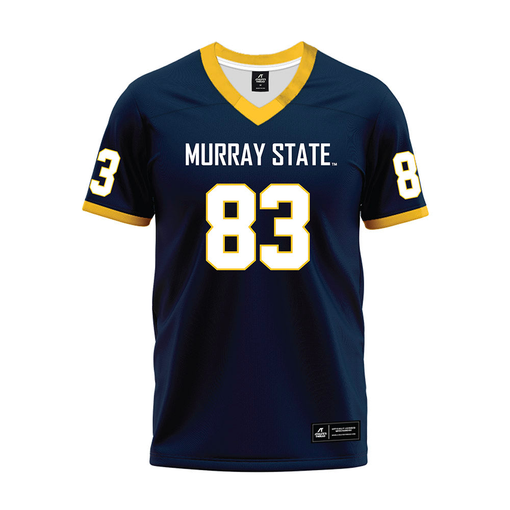 Murray State - NCAA Football : Harrison Spencer - Navy Premium Football Jersey-0