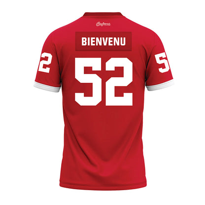 Louisiana - NCAA Football : Benjamin Bienvenu - Red Premium Football Jersey-1