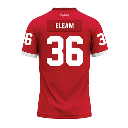 Louisiana - NCAA Football : Maurion Eleam - Red Premium Football Jersey-1