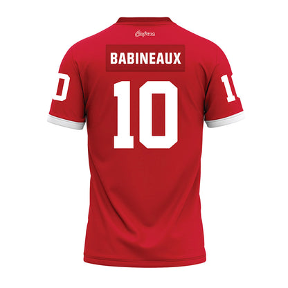 Louisiana - NCAA Football : Russell Babineaux - Red Premium Football Jersey-1