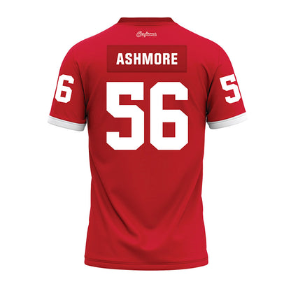 Louisiana - NCAA Football : Korbin Ashmore - Red Premium Football Jersey-1