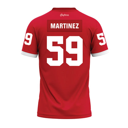Louisiana - NCAA Football : Andrew Martinez - Red Premium Football Jersey-1