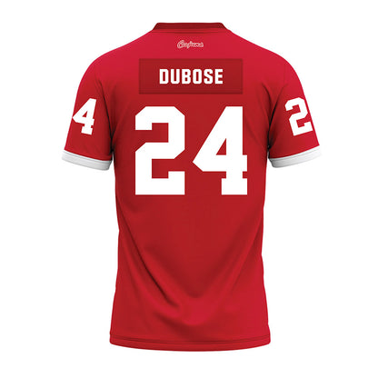 Louisiana - NCAA Football : Lorenzell Dubose - Red Premium Football Jersey-1