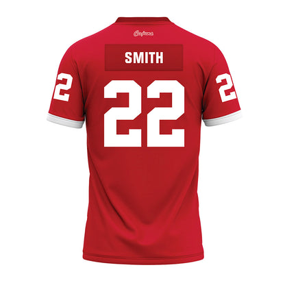 Louisiana - NCAA Football : darrell smith - Red Premium Football Jersey-1
