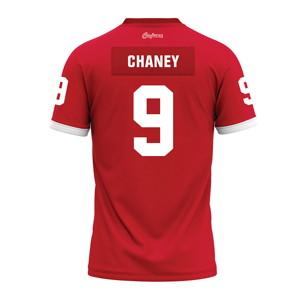Louisiana - NCAA Football : Trenton Chaney - Red Premium Football Jersey-1