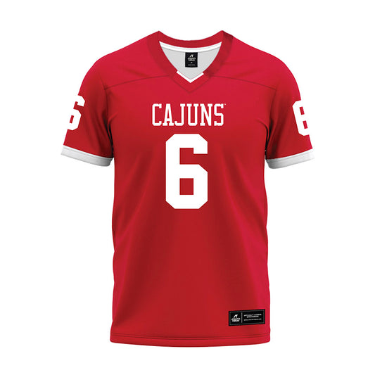 Louisiana - NCAA Football : Kaleb Carter - Red Premium Football Jersey-0