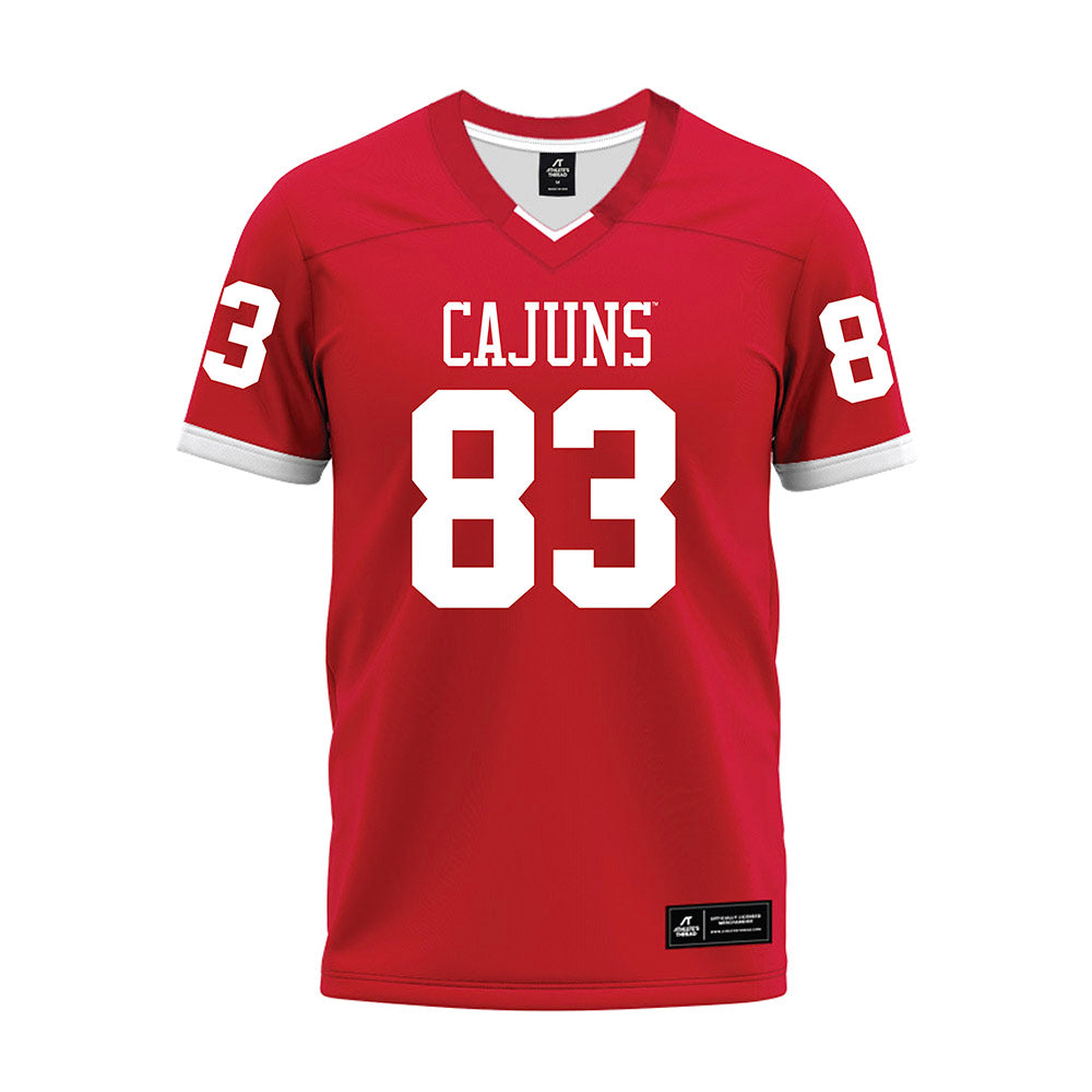 Louisiana - NCAA Football : Brock Chappell - Red Premium Football Jersey-0
