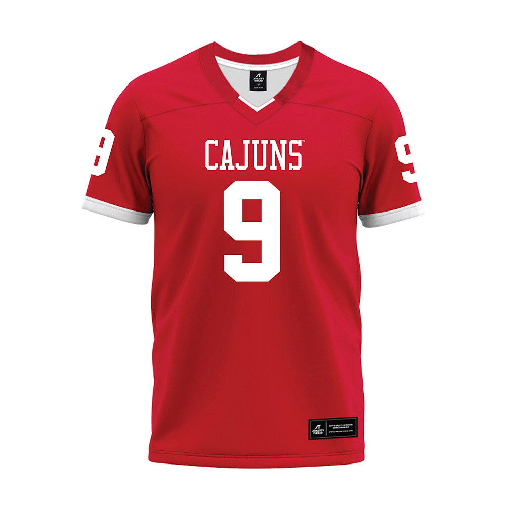 Louisiana - NCAA Football : Trenton Chaney - Red Premium Football Jersey-0