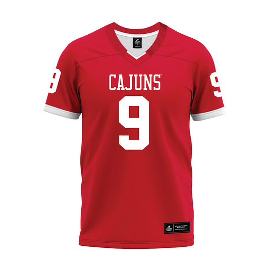 Louisiana - NCAA Football : Trenton Chaney - Red Premium Football Jersey-0