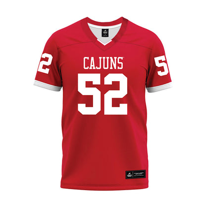 Louisiana - NCAA Football : Benjamin Bienvenu - Red Premium Football Jersey-0