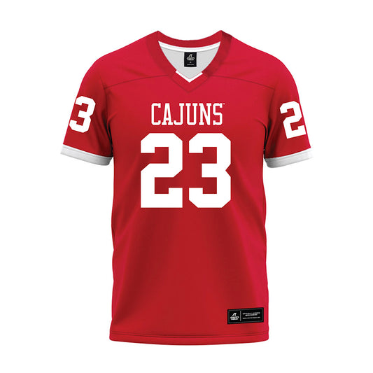 Louisiana - NCAA Football : Jeremiah Moses - Red Premium Football Jersey-0