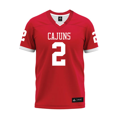 Louisiana - NCAA Football : Lunch Winfield - Red Premium Football Jersey-0