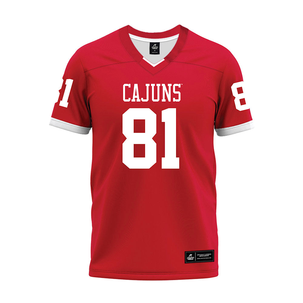 Louisiana - NCAA Football : Jaiden Smith - Red Premium Football Jersey-0