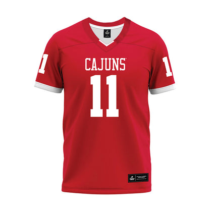 Louisiana - NCAA Football : Daniel Beale - Red Premium Football Jersey-0
