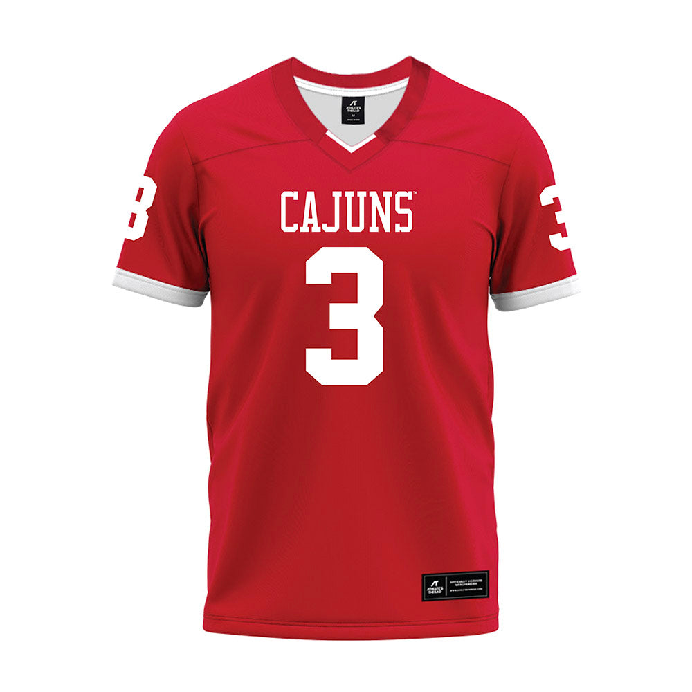 Louisiana - NCAA Football : Jaden Dugger - Red Premium Football Jersey-0