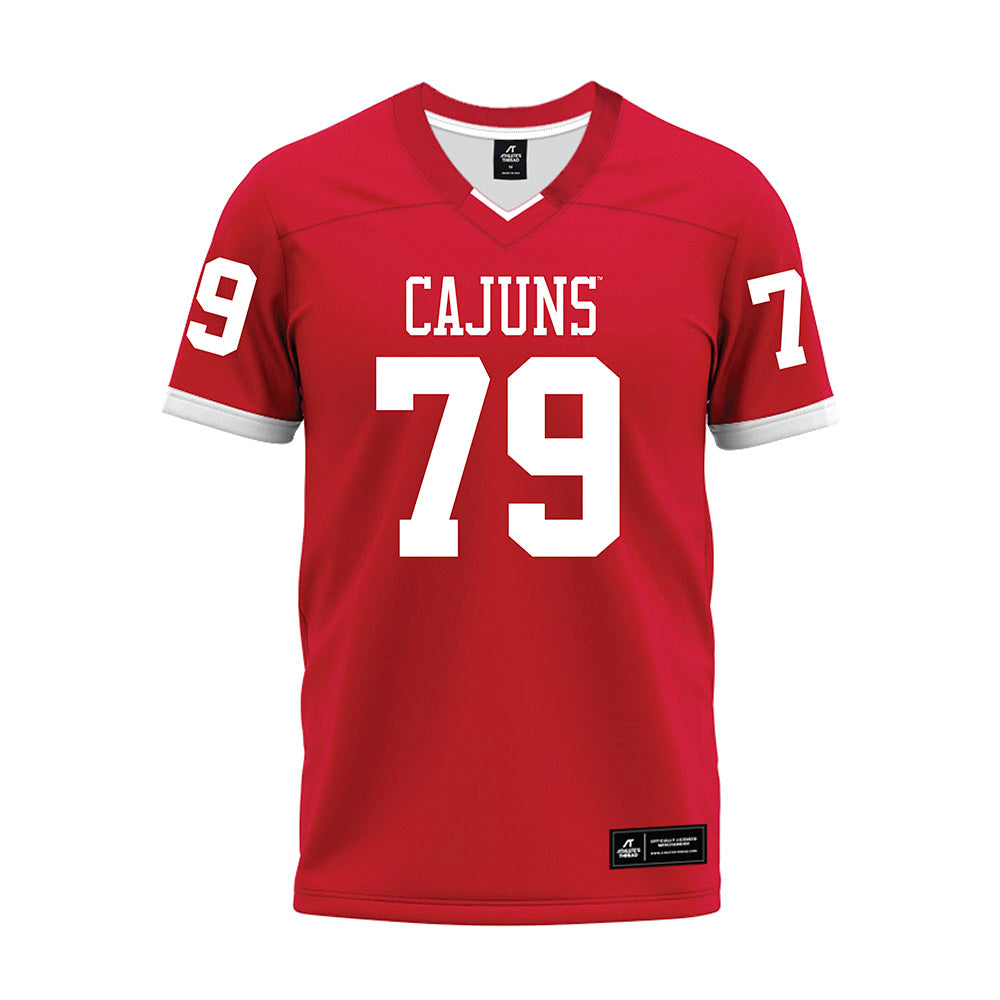 Louisiana - NCAA Football : Mackey Maillho - Red Premium Football Jersey-0