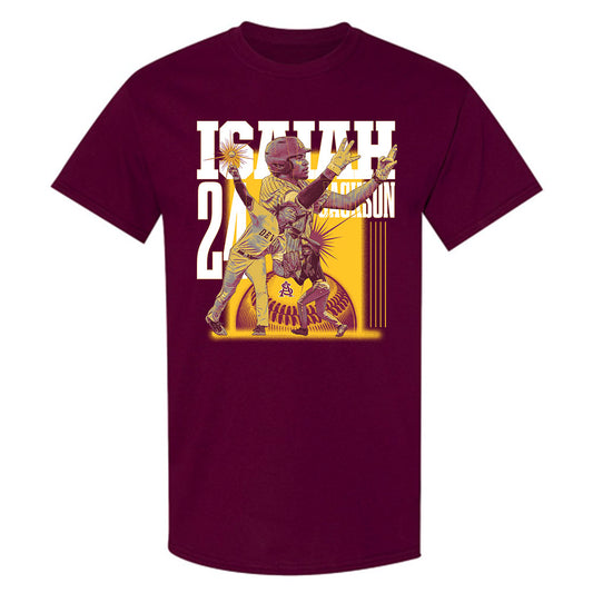 Arizona State - NCAA Baseball : Isaiah Jackson - Player Collage T-Shirt