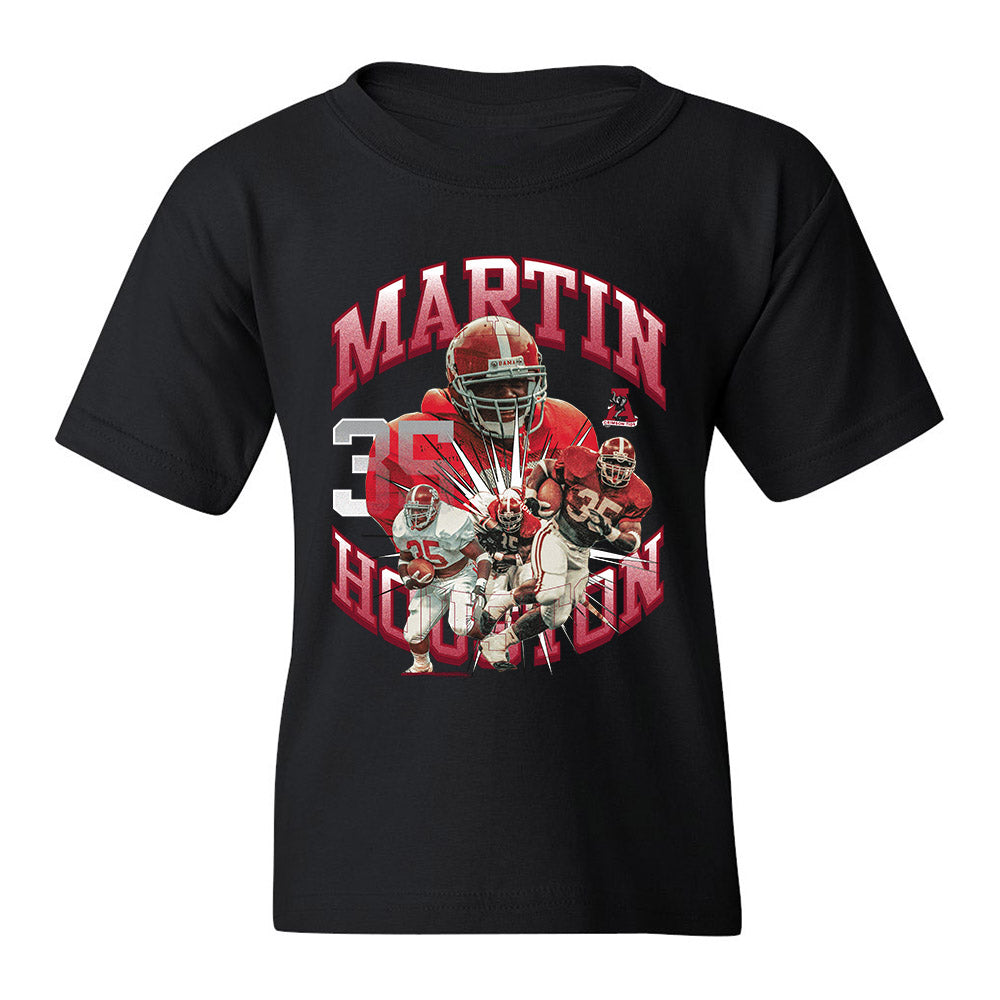 Alabama - Football Alumni : Martin Houston - Youth T-Shirt Player Collage