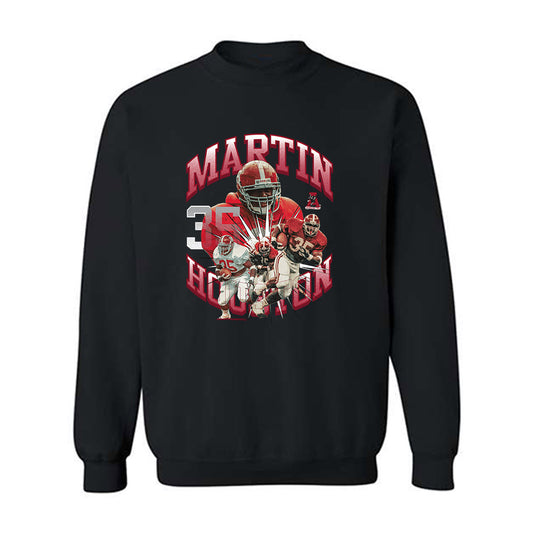 Alabama - Football Alumni : Martin Houston - Crewneck Sweatshirt Player Collage