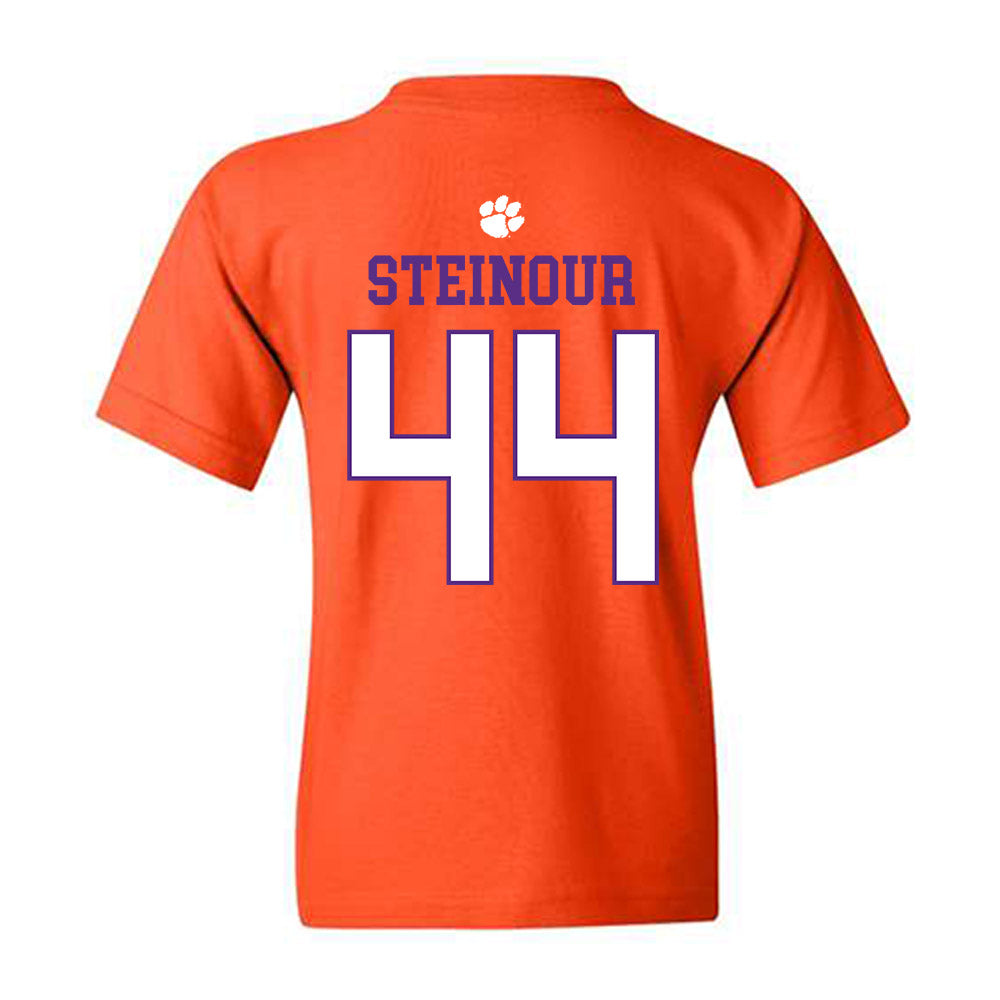 Clemson - NCAA Men's Basketball : Trent Steinour - Classic Shersey Youth T-Shirt-1