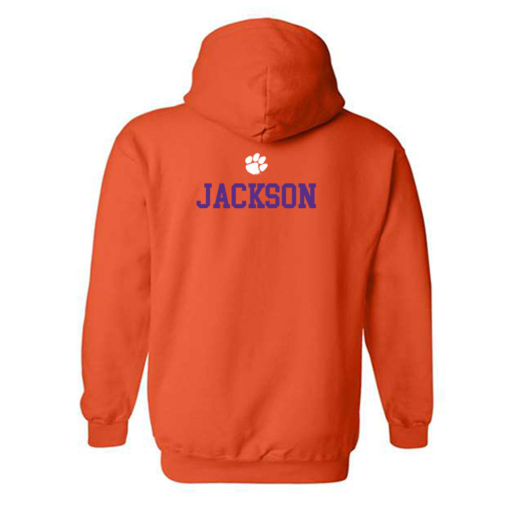 Clemson - NCAA Women's Gymnastics : Eve Jackson - Classic Shersey Hooded Sweatshirt-1