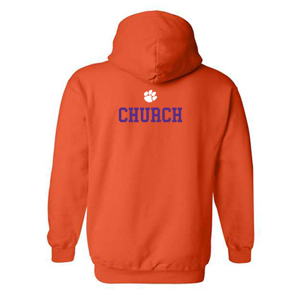 Clemson - NCAA Women's Gymnastics : Sierra Church - Classic Shersey Hooded Sweatshirt