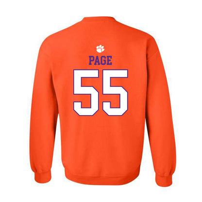 Clemson - NCAA Football : Payton Page - Classic Shersey Crewneck Sweatshirt