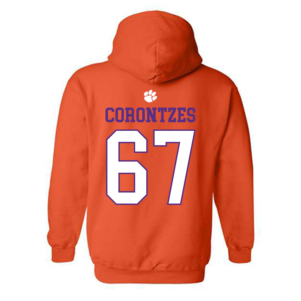 Clemson - NCAA Football : Seth Corontzes - Classic Shersey Hooded Sweatshirt-1