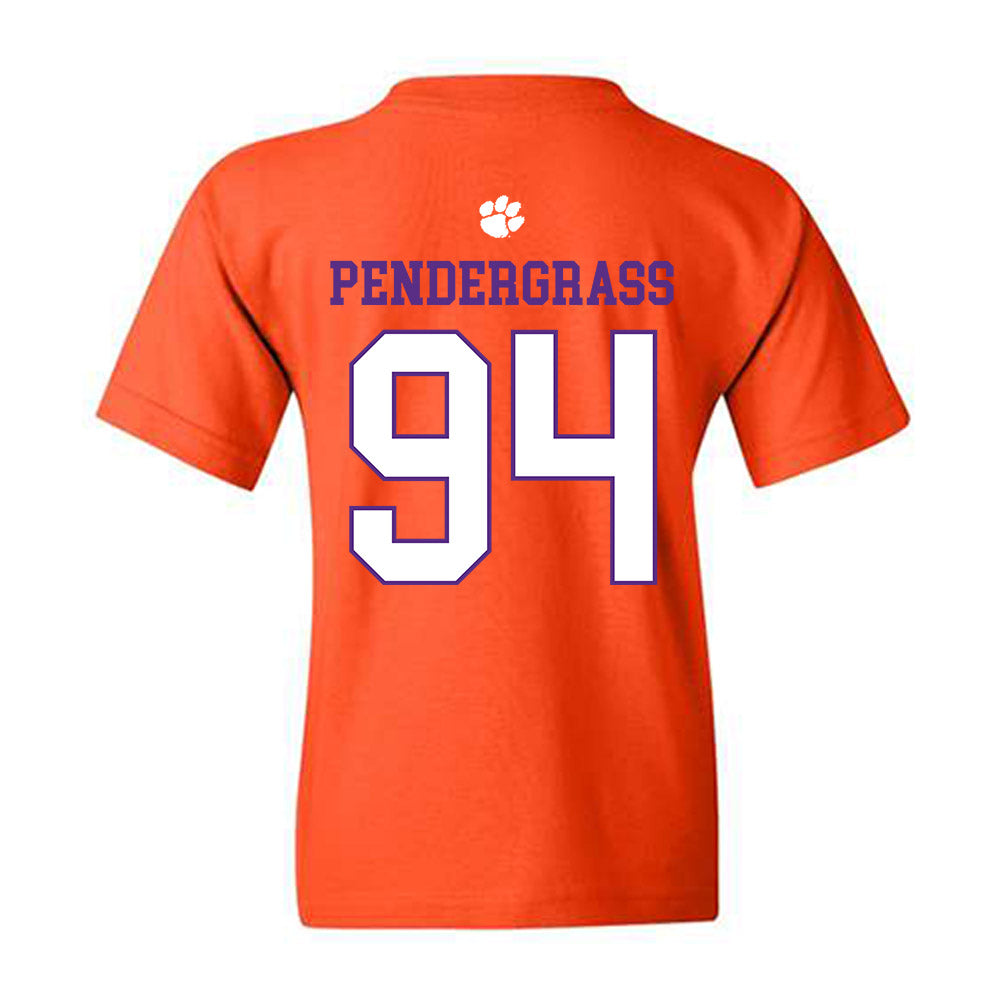 Clemson - NCAA Football : Chapman Pendergrass - Classic Shersey Youth T-Shirt-1