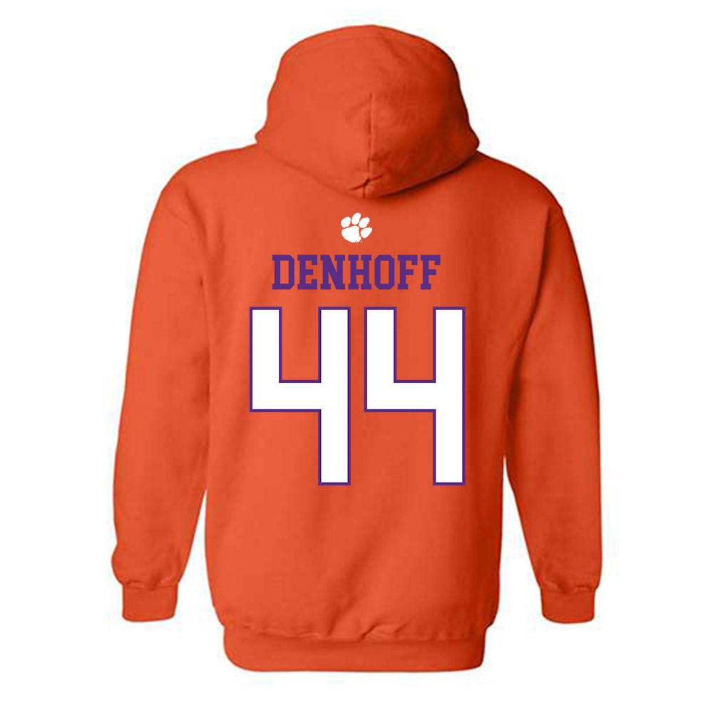 Clemson - NCAA Football : Cade Denhoff - Classic Shersey Hooded Sweatshirt-1