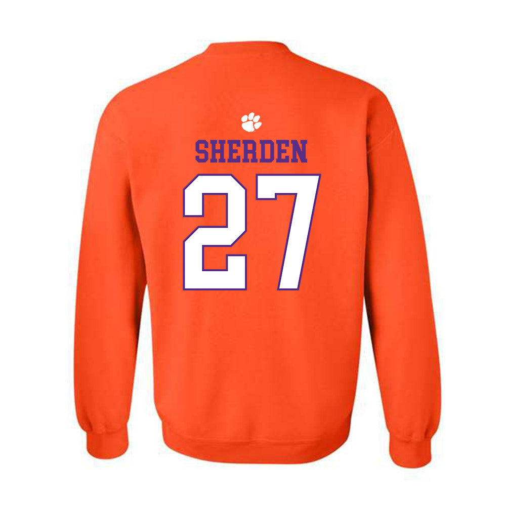 Clemson - NCAA Women's Soccer : Erin Sherden - Classic Shersey Crewneck Sweatshirt-1