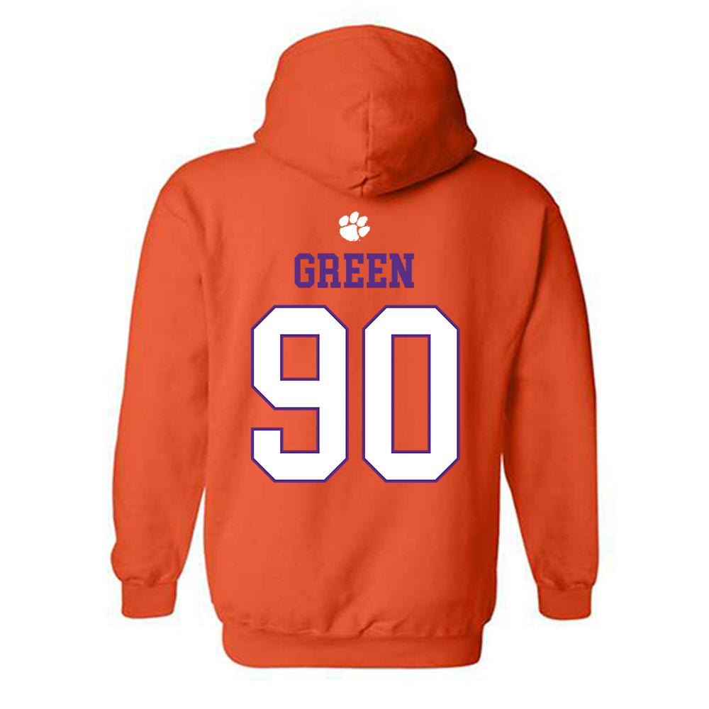 Clemson - NCAA Football : Stephiylan Green - Classic Shersey Hooded Sweatshirt-1