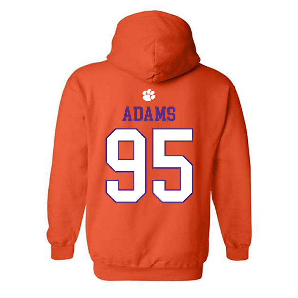 Clemson - NCAA Football : Amare Adams - Classic Shersey Hooded Sweatshirt-1