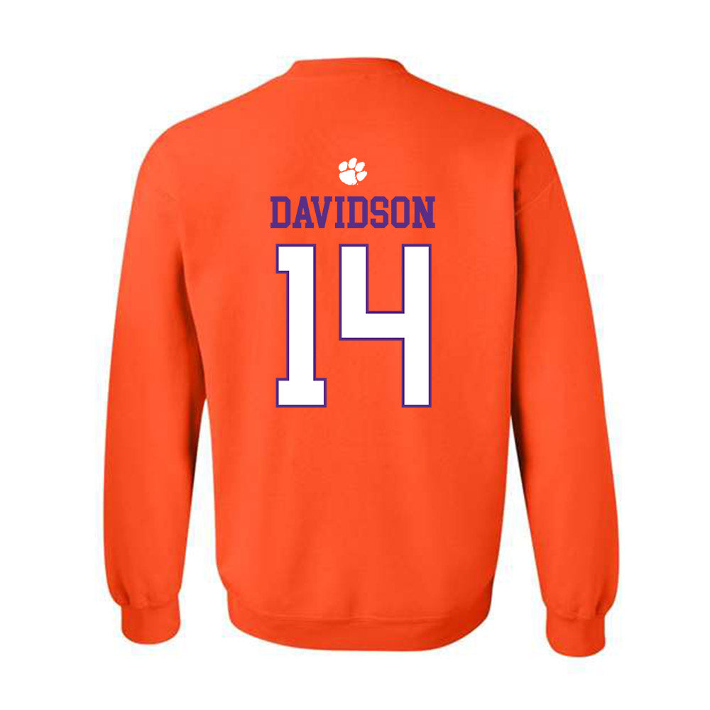 Clemson - NCAA Men's Basketball : Blake Davidson - Classic Shersey Crewneck Sweatshirt-1