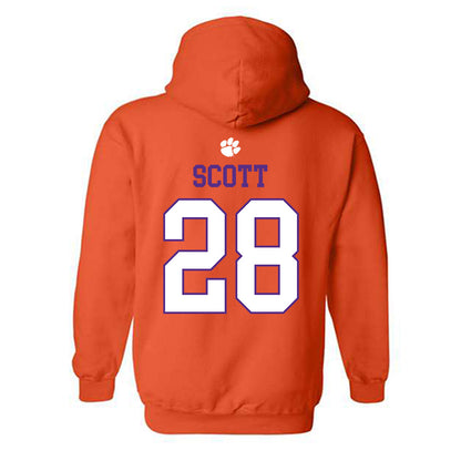 Clemson - NCAA Women's Lacrosse : Teagan Scott - Classic Shersey Hooded Sweatshirt-1